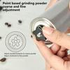 Efficient Manual Coffee Grinder Rusts Resistant Stainless Steels Espresso Grinding Machine for Home and Office Use