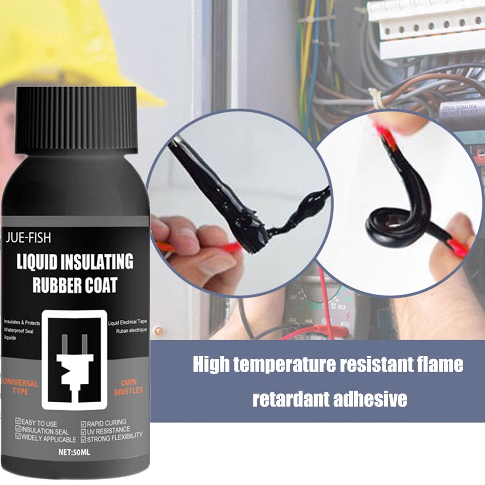 30/50ml Liquid Insulating Rubber Coat Waterproof Super Glue Insulation Sealant Liquid Tape Paste Pegamento Extra Fuerte Sealant