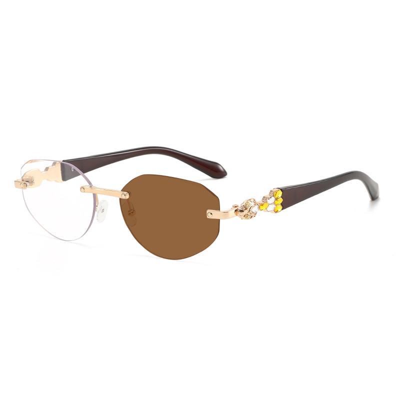 Elliptical Cat Eye Sunglasses For Women With Pc Frame Uv400 Protection Fashion Accessory For Outdoors