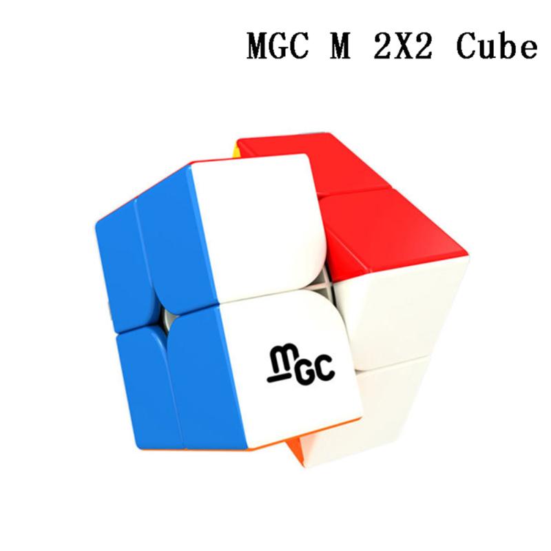 YJ MGC 2x2 Magnetic Speed Cube Professional Puzzle Cube Educational Toys