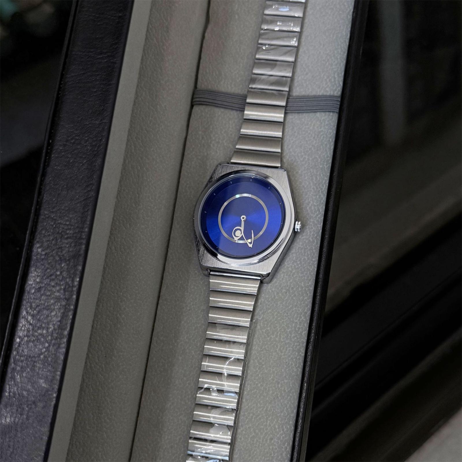 

Мужские водонепроницаемые светящиеся наручные часы-будильник для бега One Size синий