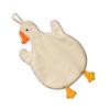 Cute Hand Towel with Hanging   Pure Cotton Absorbent Decorative Kids Goose Hanging Hand Towel for Bathroom Kitchen
