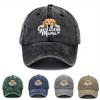 1pc Casual Outings Baseball Cap,Adjustable Breathable Washed Dad Hat Lightweight Outdoor Sports Golf Hat for Outdoor Activities