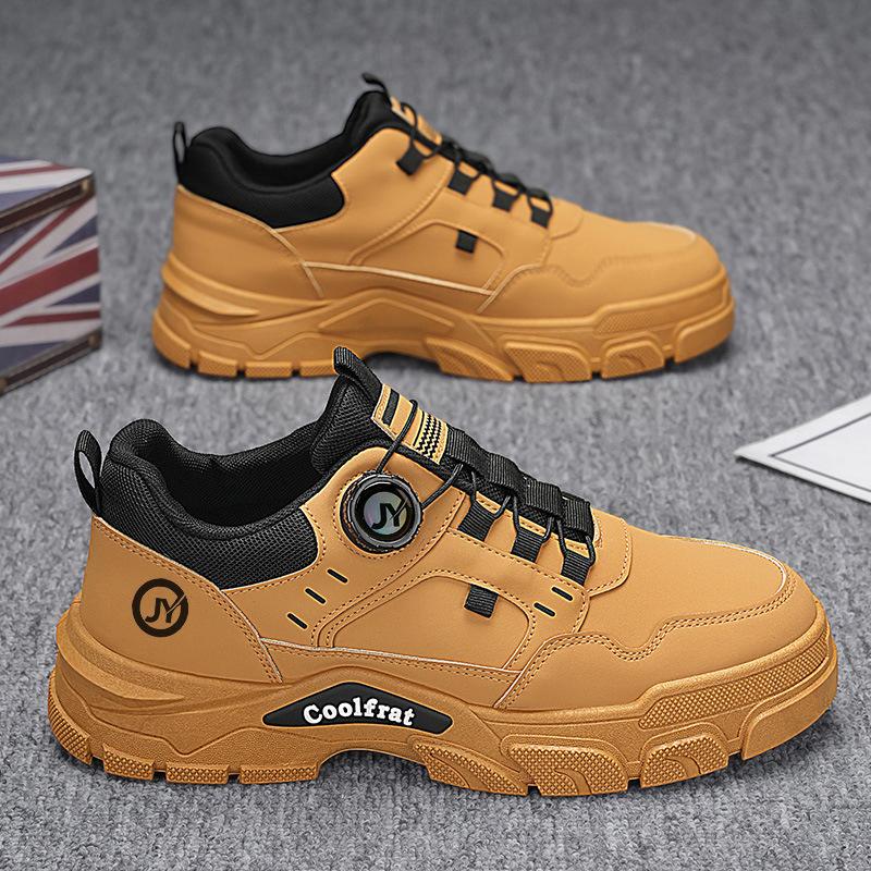 Autumn new breathable shoes Martin boots platform sports board shoes