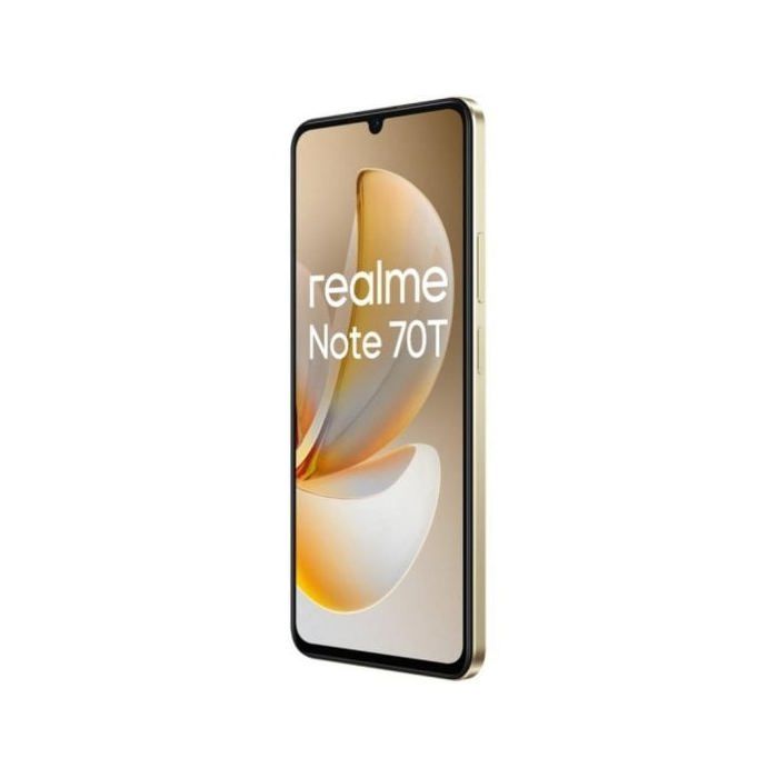 Smartphone Realme Note 70T 4GB/128GB 6.74" Batería 6000mAh IA WiFi 5 Android 15 Dorado
