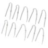 10pcs Preformed Earmold Hearing Aid Tubes Professional BTE Hearing Aid Tubing with Metal Tube Lock