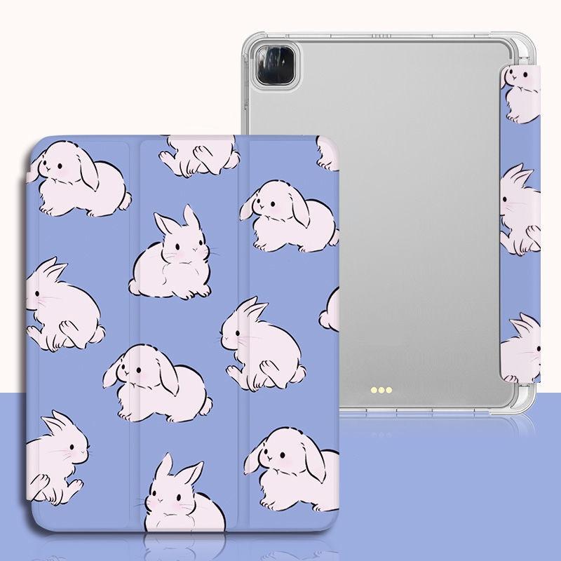 Kompatibel for ipad 2021 gen9 10,2 tommers deksel air 5-deksel med blyantholder ipad-etui 9. 8. 7. mini6-generasjons deksel Pro11 Trifold kollisjonspute-deksel