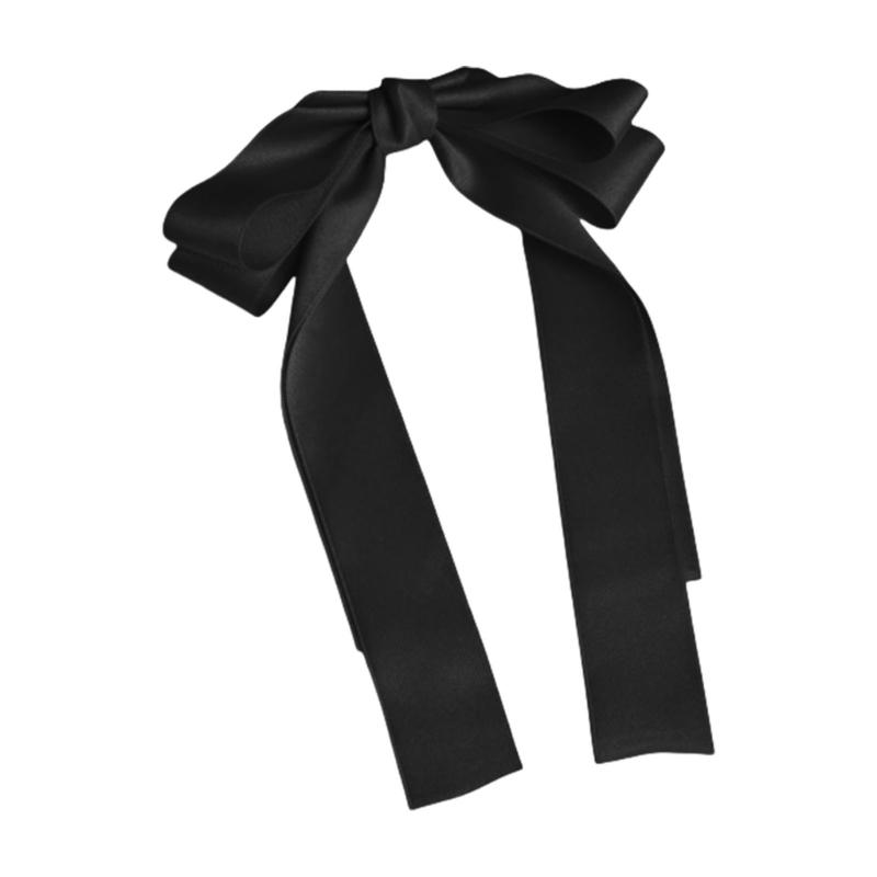 Women Hair Bows Barrette Hair Clip 2000s Trend Side Clip Fashionable Elegant Sweet Bowknot Photo Props