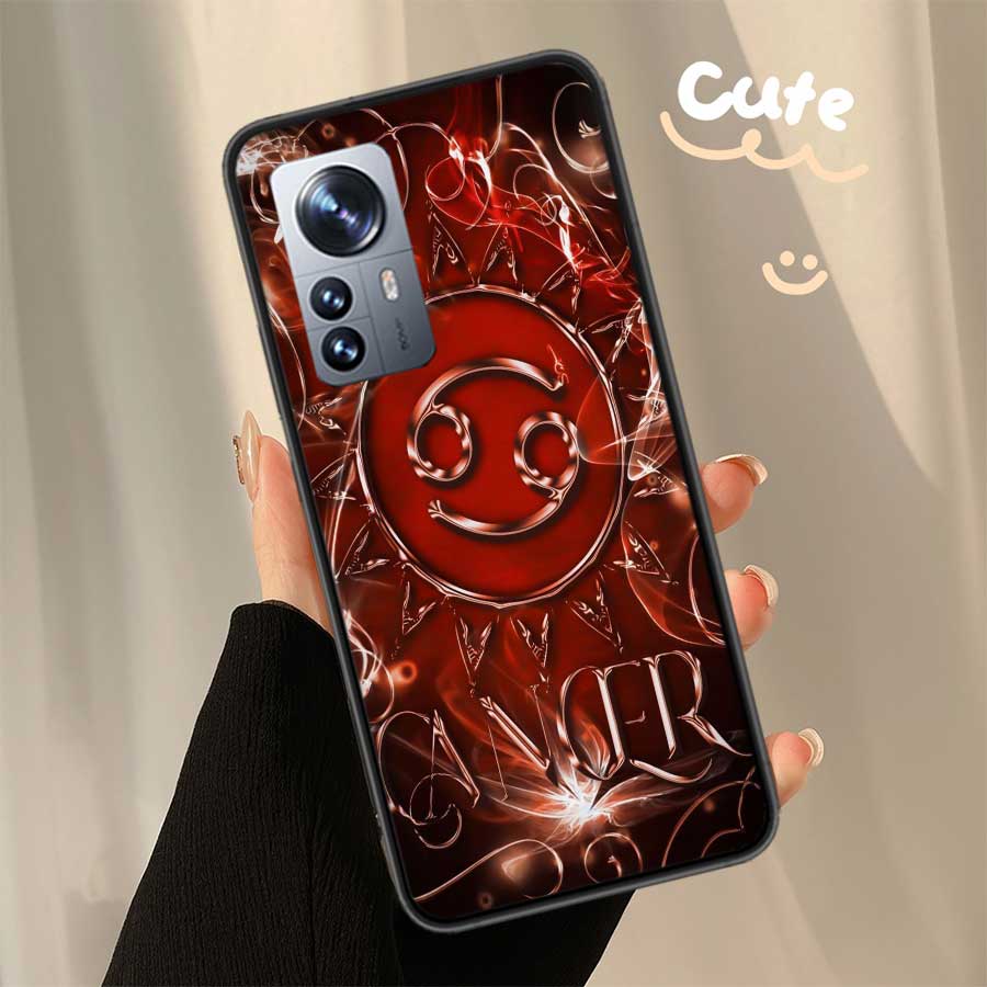 Libra Pisces Virgo Capricorn Aquarius Taurus Phone Case For Xiaomi Poco X7 X6 X5 X4 X3 GT NFC M4 M5 Pro 5G M3 Mi F6 F5 F4 F3 F2