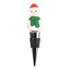 Reusable Christmas Wine Bottle Stopper Vacuum Sealed Christmas Bottle Sealing Plug  Holiday Party