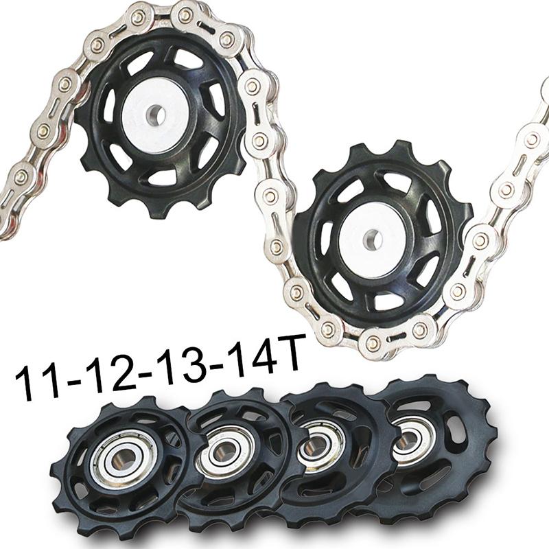 Road Bike Rear Derailleur Pulley Roller 11T 12T 13T 14T Bearing Jockey Wheel Sram Repair Kit Bicycle Guide Wheel