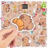 Funny Cute Cartoon Capybara Stickers Kids Diy Toys Gift Decorative Decal For Scrapbook Junk Journals Laptop Luggage Waterproof