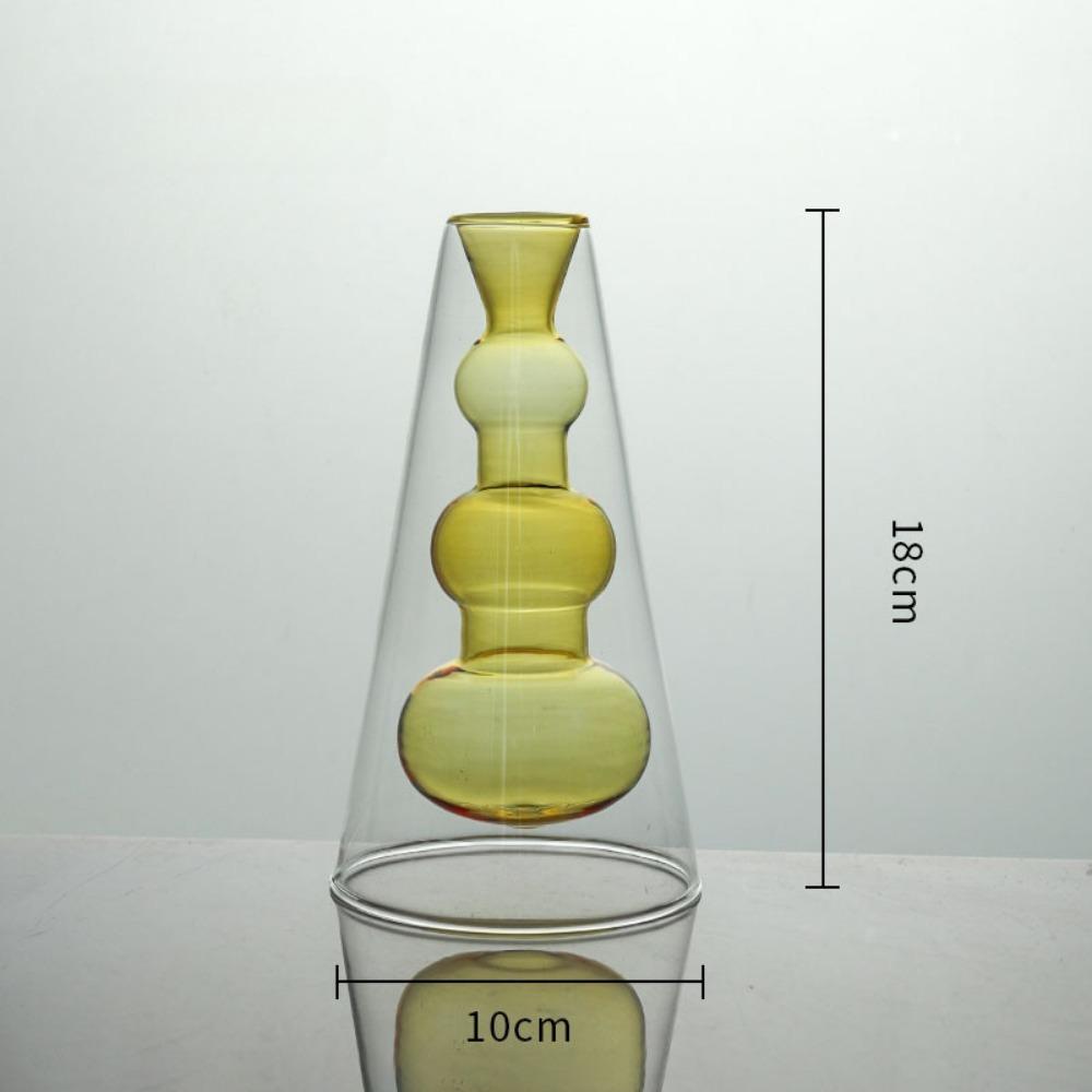 

Creative Flower Vases Decorative Glass Bottles Hydroponic Planter for Wedding Centerpieces Living Home Office Table Decor