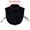 Eleganter Perlen-Falscher Kragen Bequemes Chiffon-Gewebe Abnehmbarer Kragen für Damen Mode Formeller Anlass und Tägliches Tragen