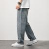 Retro Jeans Men's Spring and Autumn Straight Loose Trendy Brand Wide-leg Versatile Casual Long Pants for Boys