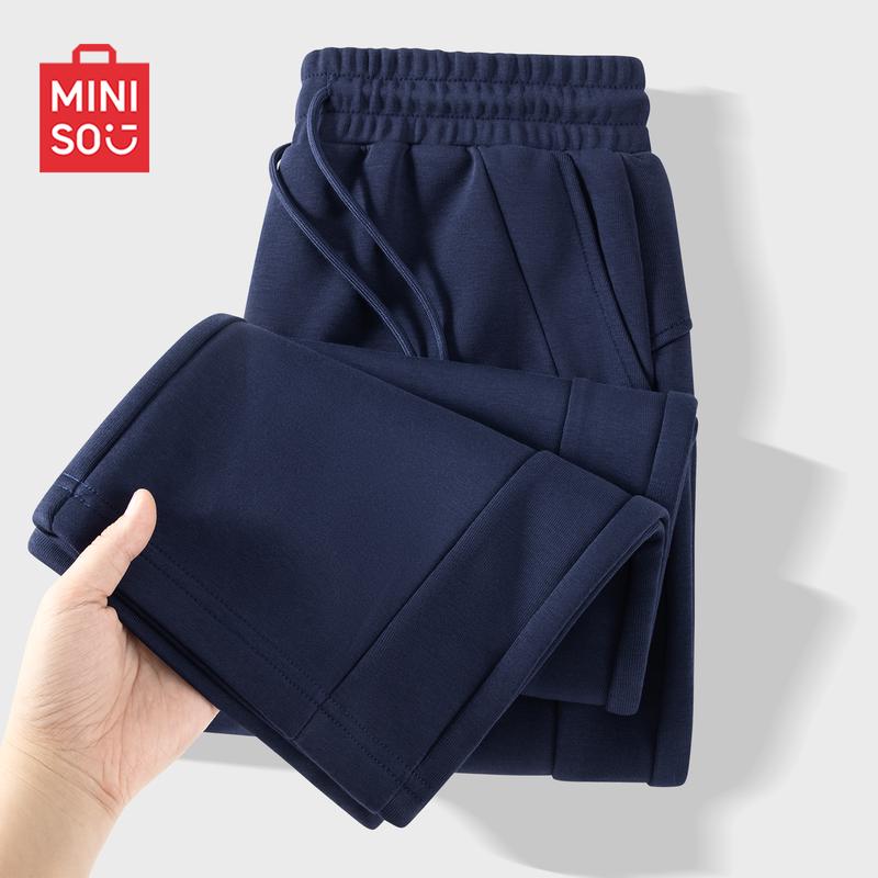 MINISO Men's Autumn Heavyweight Straight-Leg Casual Pants