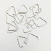 100 Pieces Alloy for Triangle Open Jump Ring Split Ring Connector Clasp Hook DIY Findings For Jewelry Making Accessories