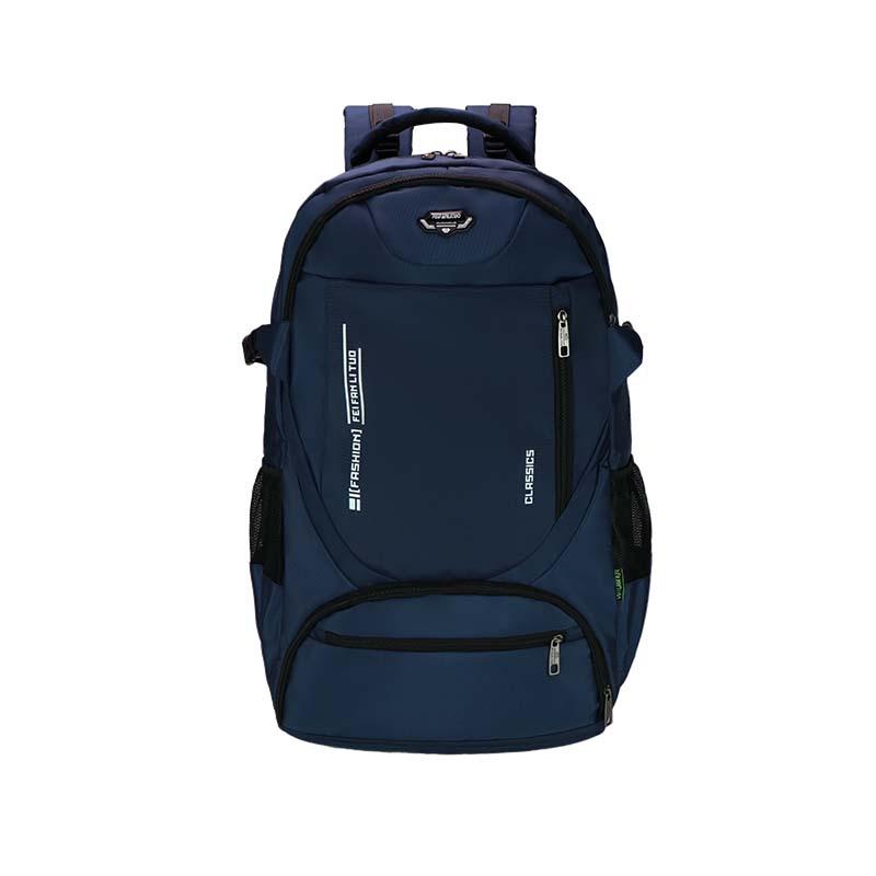 

Outdoor Travel Hiking Bag, Men s Travel Backpack, Super Large Capacity, Lightweight Camping Luggage Bag, Working Women s Backpack синій
