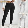 Pantaloni e Pantaloni Capresi Casual da Donna a Colore Unito Stampa Design Internazionale