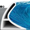 2M Collapsible Shower Water Dam Self Adhesive Shower Water Barrier  Kitchen Countertop