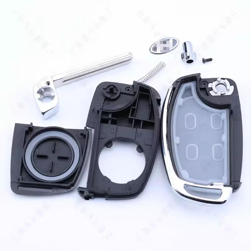 Hyundai Mingtu Key Shell: Compatible with New IX25/IX35, Langdong, Shengda Folding Remote Replacement