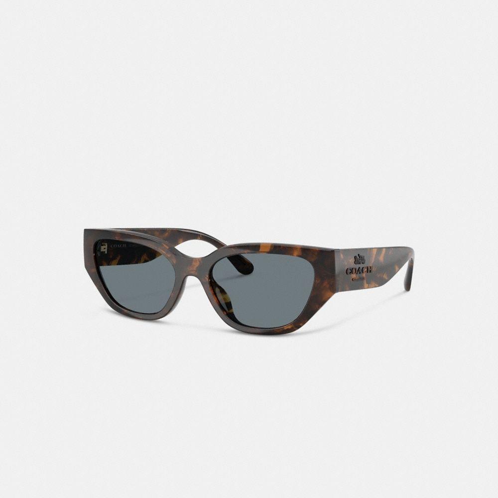 

Coach Geometric Cat Eye Sunglasses Cw421 Dark Tortoise