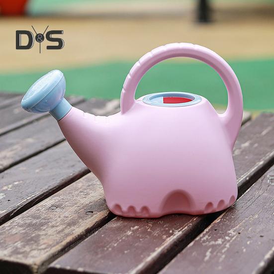 1,5 l konewka kreskówkowy słoń konewka dziecięca butelka do podlewania ze zdejmowaną słuchawką prysznicową do drzewek bonsai, roślin domowych, biurkowych