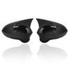 For Seat Ibiza MK4 2pcs Gloss Car Rear View Mirror Cover Caps Ibiza 6J 6P SC ST MPI TSI TDI Coupe Estate Hatchback 2008-2015