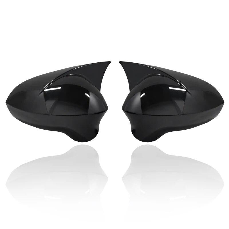 

Для Seat Ibiza Mk4 6J крышка заднего зеркала яркий черный рояльный чехол защитный колпачок 2009 2017 ABS пластик 2 шт FR Bat стиль ABS Black