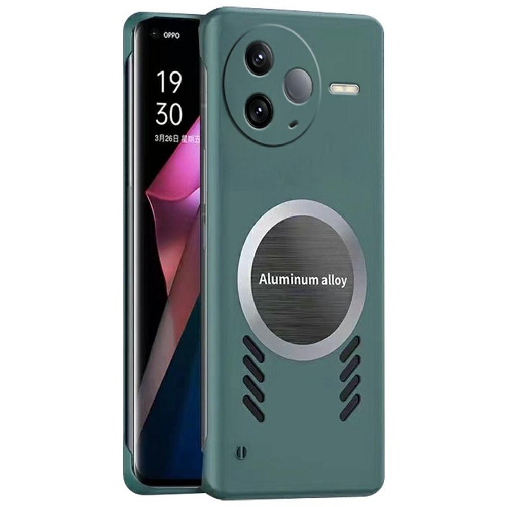 

Для Xiaomi Poco F7 Pro 5G/Redmi K80 5G Чехол Твердый ПК Безрамочный Рассеивание тепла Чехол для телефона Green