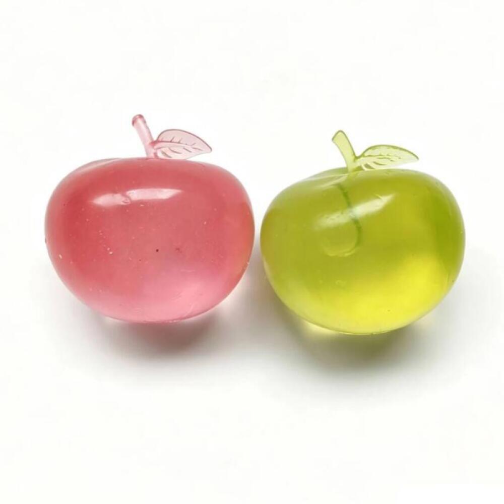 Apple Squeeze Toy Stress Relief Ball Squishy Maltose Sensory Fidget Toy Translucent Slow Rebound Cute Delicate for Adults Kids Anxiety Relief