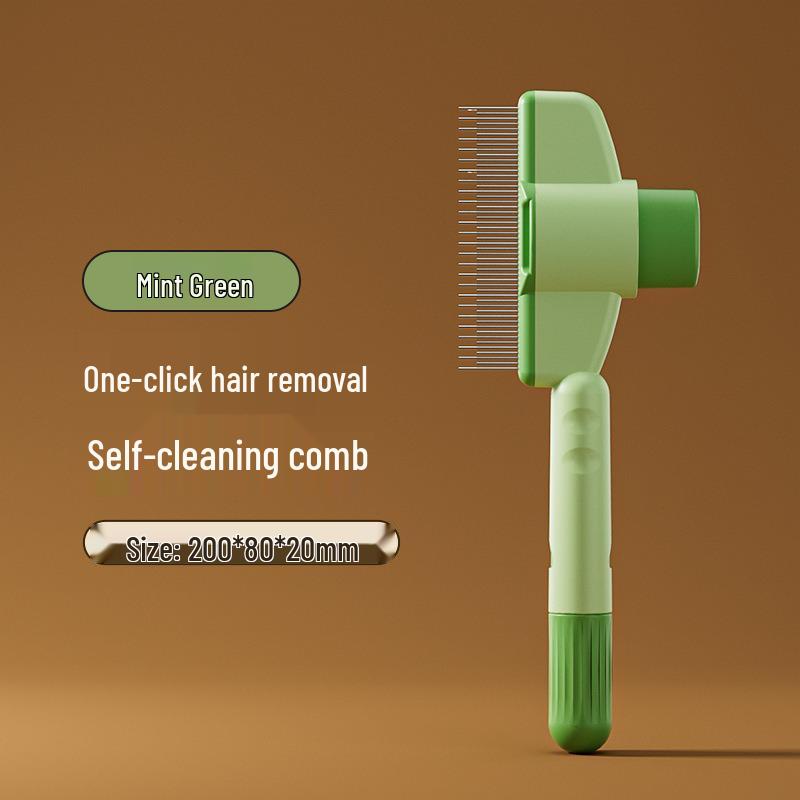 Pet Grooming Comb for Cats & Dogs – Detangling, Floating Hair Brush for Long Hair