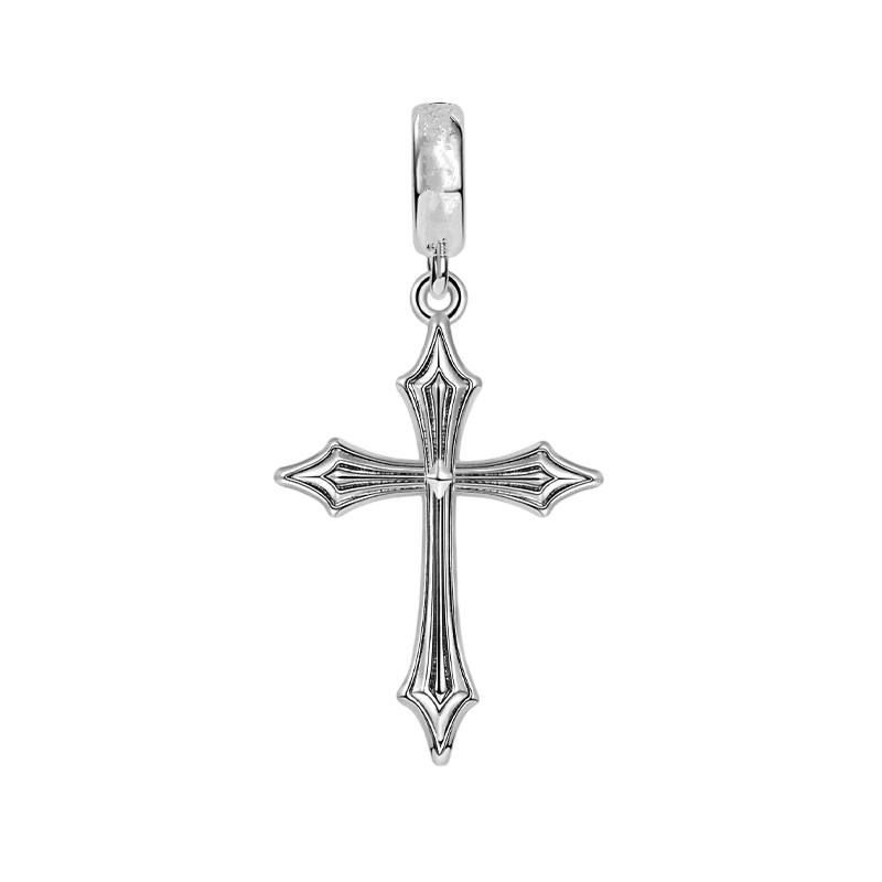 New Sparking Cross Angel Charm Bead Charms Dangle Authentic Snake Compatible With Copper Bracelets Necklaces Bead Charms Ideal For Diy Jewellery Women