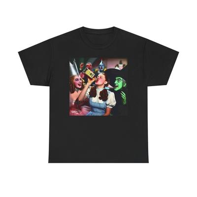 Wizard Of Oz Funny Partying Graphic T Shirt S-5XL Unisex Heavy Cotton Tee Unisex T-Shirt