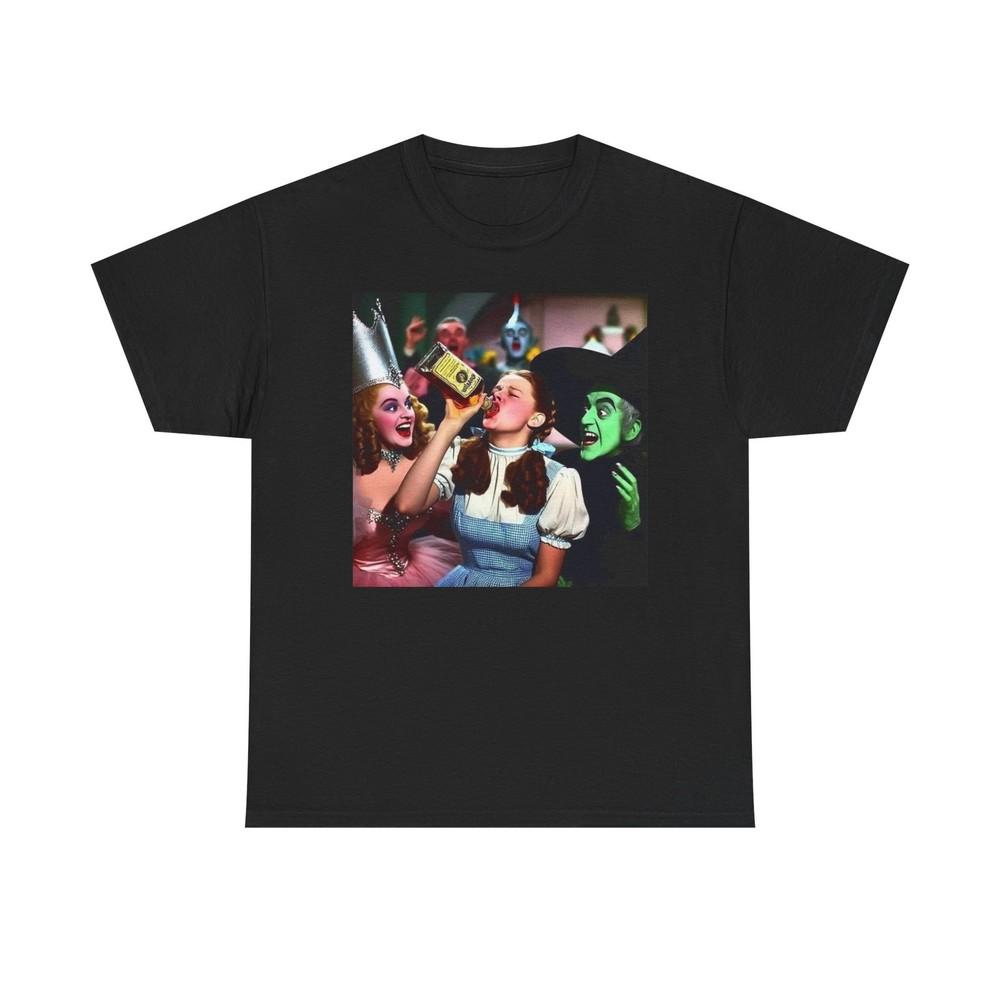 Wizard Of Oz Funny Partying Graphic T Shirt S-5XL Unisex Heavy Cotton Tee Unisex T-Shirt XXXL