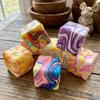 Super Soft Cheese Squeezed Cube 7cm Slow Rebound Fidget Toy Sensory Toy Squishy Toy  Office