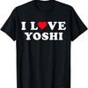 I Love Yoshi Matching Girlfriend & Boyfriend Yoshi Name T-Shirt