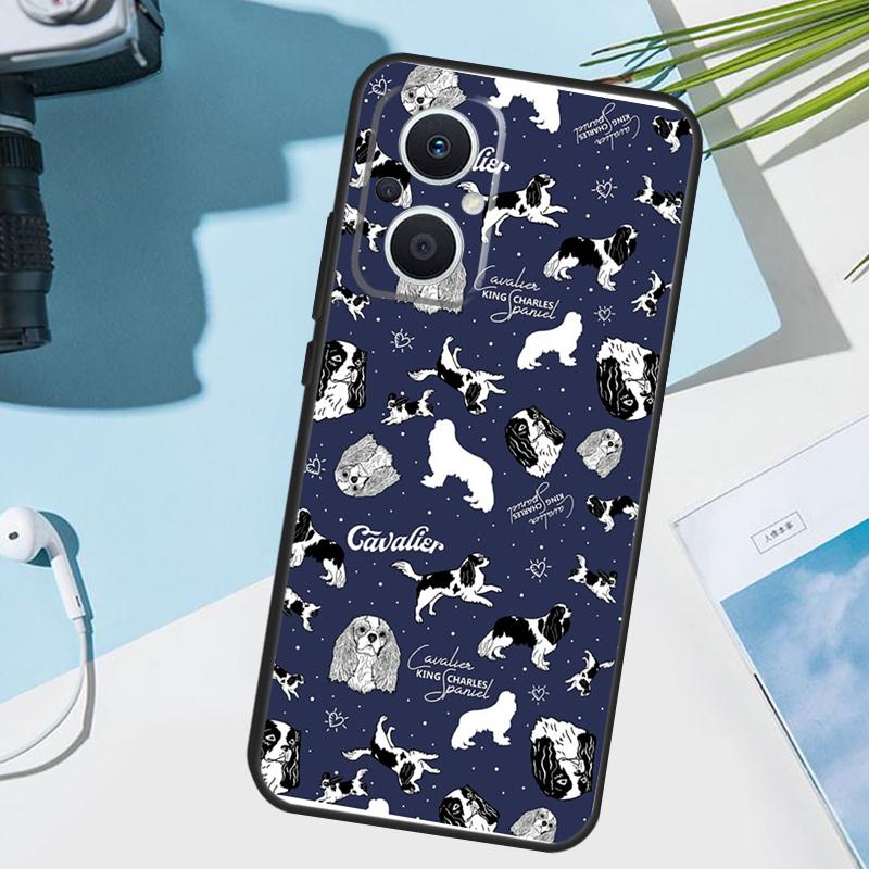Cavalier King Charles Spaniel Dog Case For OPPO Reno 13 13F 12 11 F 8T 7 8 10 Pro OPPO Find X8 X6 X3 Pro X5 Lite Cover Funda
