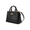 Michael Kors Mk Reed Klassisch Unifarben Tragbar Pendler Leder und Synthetikleder Handtasche Damen Handtasche Schwarz 35S3G6RS1T-001