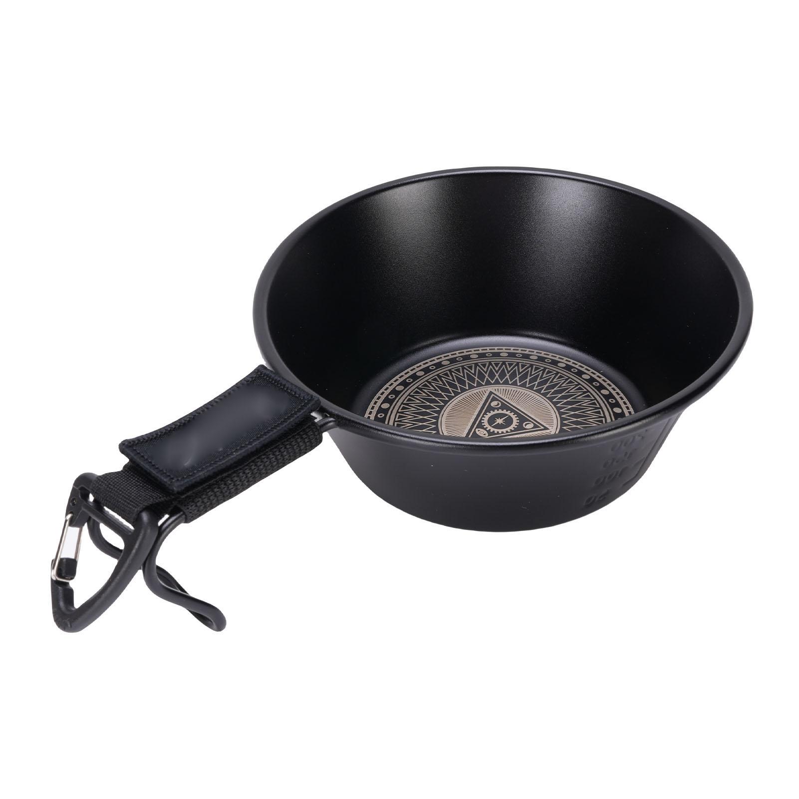 

Миска для кемпинга 250 мл из нержавеющей стали с ручкой для автофургонов, кемпинга, пешего туризма, с гравировкой