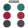 13Pcs 4 Inch Tile Scrubber Scouring Pads Cleaning Kit With 4" Disc Pad Holder, 4" Scouring Pads, 4" Flat Sponges, For Bathroom & Kitchen Cleaning