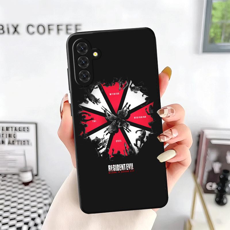R-Resident-Evil Game Soft Phone Case for Samsung A17 A37 A57 A16 A26 A36 A56 A15 A25 A35 A55 A14 A24 A34 A54 A13 A23 A33 A53 A52