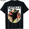 Catzilla Cat Japanese Art Funny Cat Gifts T-Shirt Top Tees Cotton High Quality Unisex Hip Hop TShirt Punk Gothic Graphic Breathable