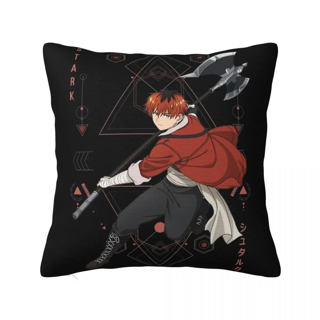 Sousou No Frieren The Slayer Square Pillow Case Cushion Covers Decorative Throw Pillow Case Cover for Home X