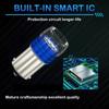 2pcs Car Tail Brake Light Strobe Flashing LED Lamp Motorcycle Warning Light Bulb Red Stronger Light 12V LED Rear Taillight