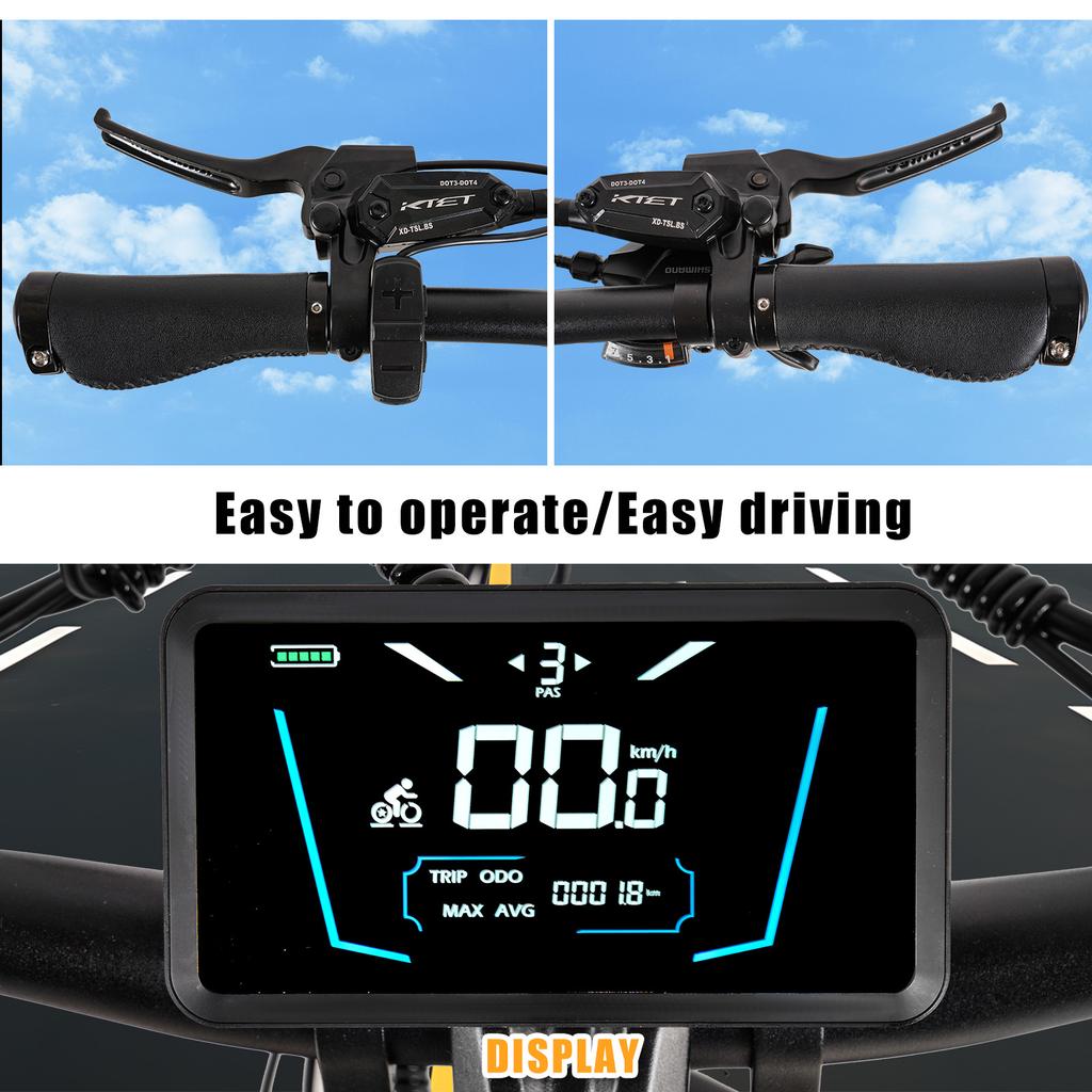 CMACEWHEEL AL26MAX Dospělé elektrické kolo Elektrické silniční kolo 48V 17Ah E-bike 26" Ebike 45 km/h Maximální rychlost