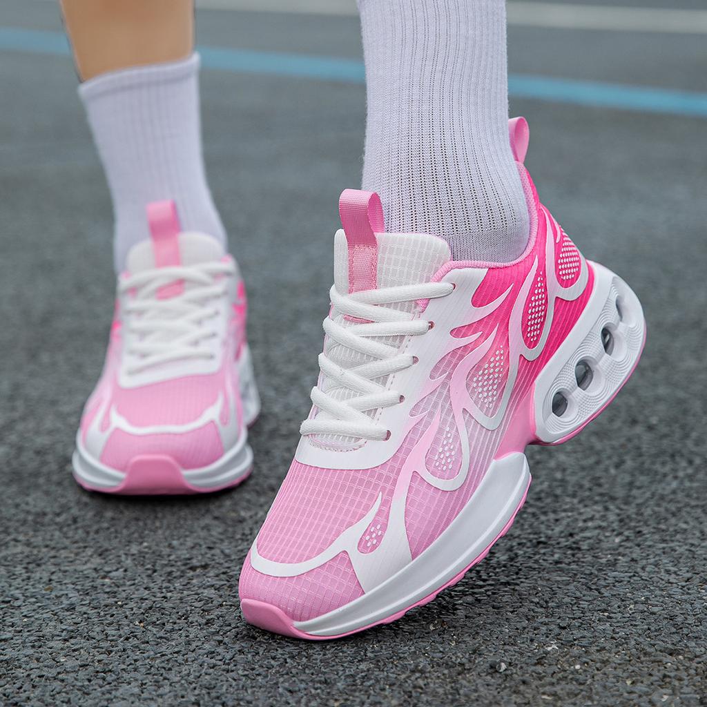 New large size comfortable shoes lightweight casual fly-woven mesh sneakers breathable running shoes