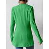 DAFIFY Women's Fashion Casual Solid Color Print Autumn Winter Long Sleeve Jackets & Coats