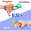 Blocs de construction magnétique - theefun - 136 pièces - plastique abs - sécuritaire - mixte