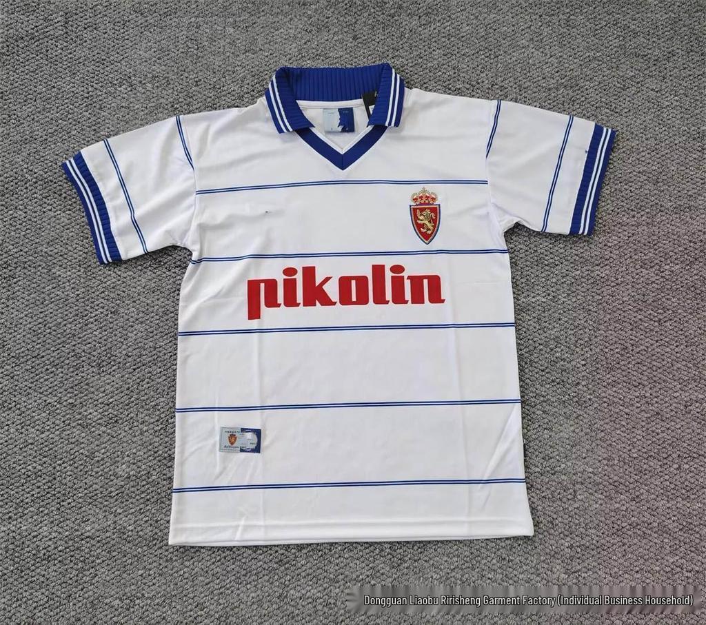 La Liga Retro Short Sleeve Jersey - Real Sociedad, Rayo Vallecano, Malaga, Oviedo Football Kit